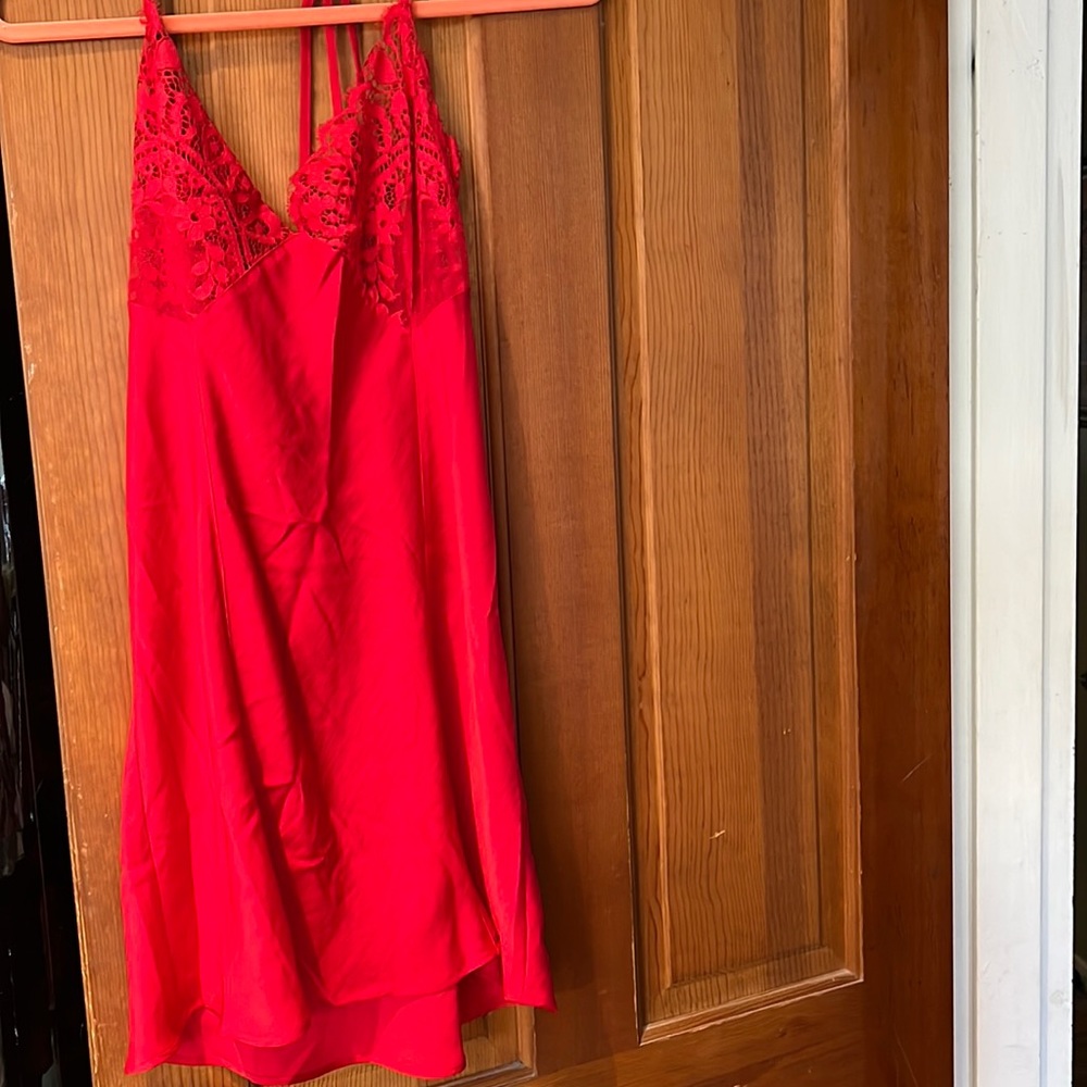 Sexy red lingerie